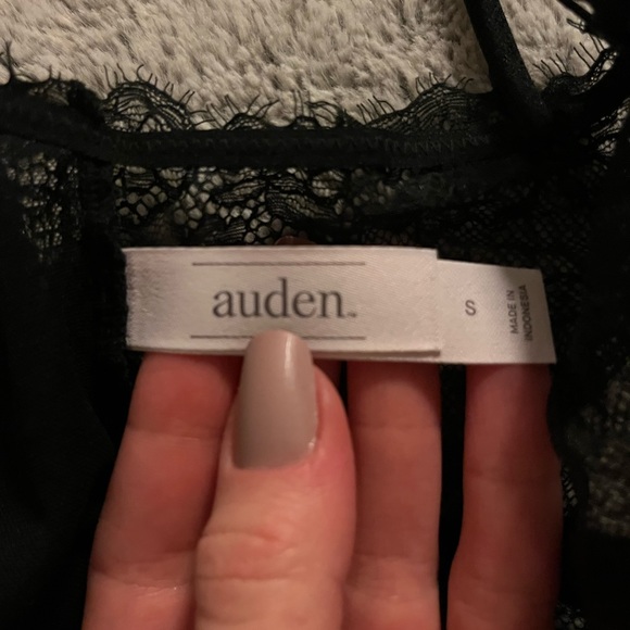 Auden Women's Lace Longline Eyelash Front Closure Clasp Bralette size Small - Picture 7 of 14